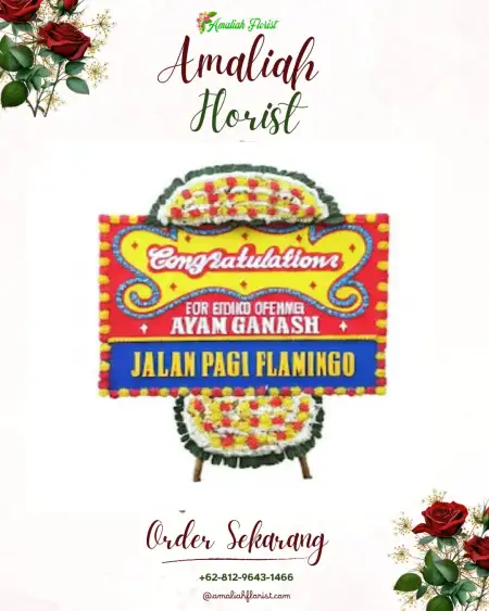 Sewa Papan Bunga rajadesa